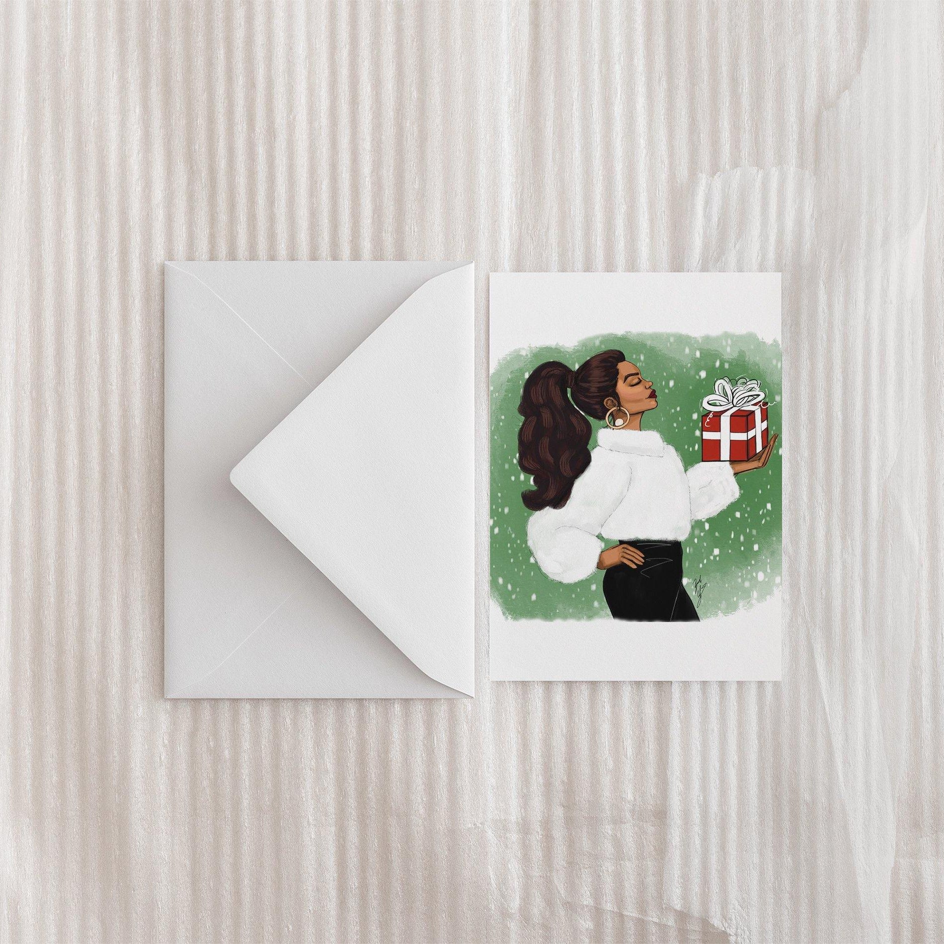 "The Gift of Giving" Holiday Greeting Card - Brooke Ashley Collection 