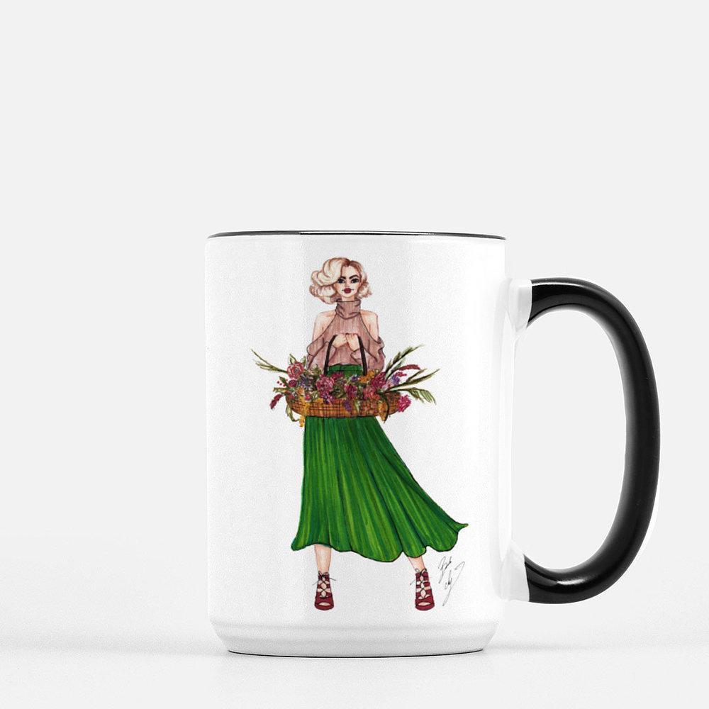 brooke-ashley-collection-bac-art-studio - "Fall Harvest" Coffee Mug -  - Brooke Ashley Collection BAC Art Studio