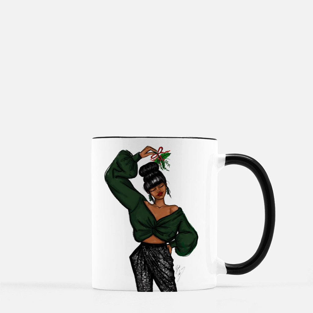 "Mistletoe" Coffee Mug - Brooke Ashley Collection 