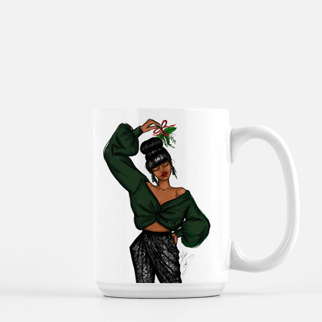 "Mistletoe" Coffee Mug - Brooke Ashley Collection 