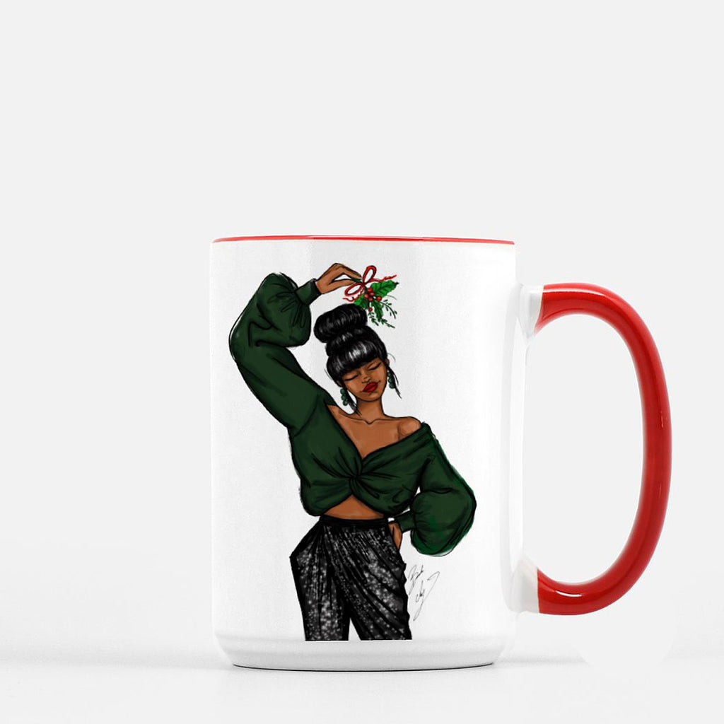 "Mistletoe" Coffee Mug - Brooke Ashley Collection 