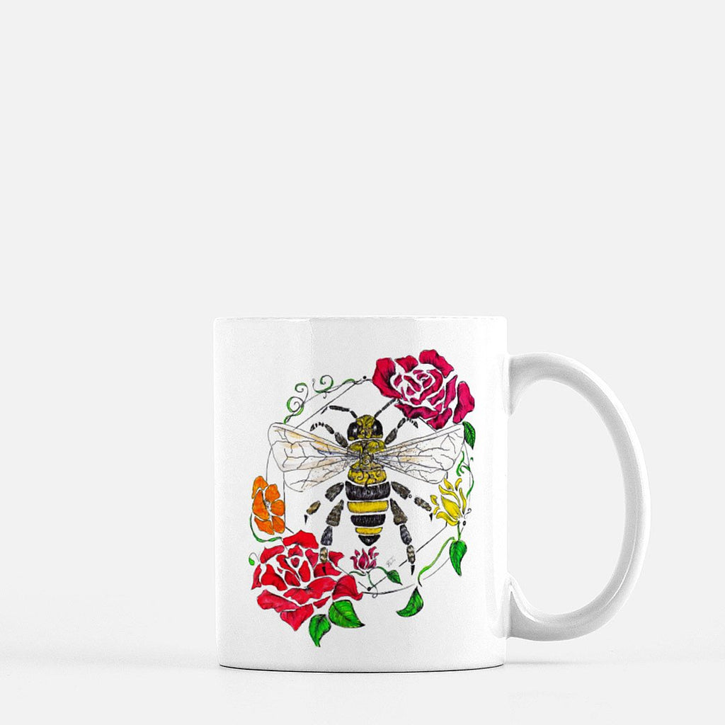 "Honeybee" (color) Coffee Mug - Brooke Ashley Collection 