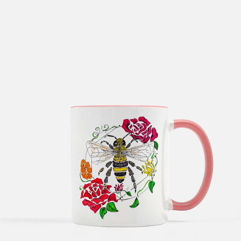 "Honeybee" (color) Coffee Mug - Brooke Ashley Collection 