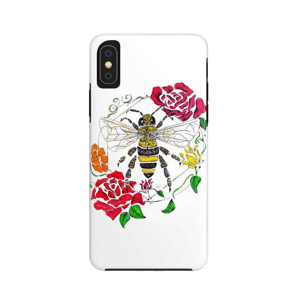 brooke-ashley-collection-bac-art-studio - "Honey Bee (Color)." iPhone Case (Tough) -  - Brooke Ashley Collection BAC Art Studio