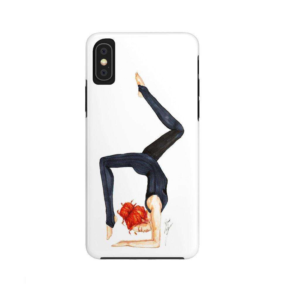 brooke-ashley-collection-bac-art-studio - "Scorpion Pose" iPhone Case (Tough) -  - Brooke Ashley Collection BAC Art Studio